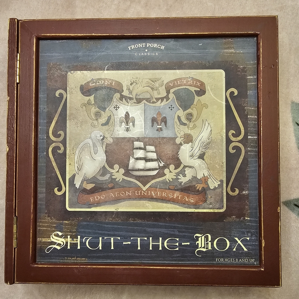 Shut-the-Box Game - Brown